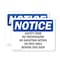 Signmission Safety Zone No Trespassing No Shooting Within OSHA Notice Sign, Plastic, 10in W x 7in L, 2PK OS-2PACK-NS-P-710-L-18230 - alternate 1